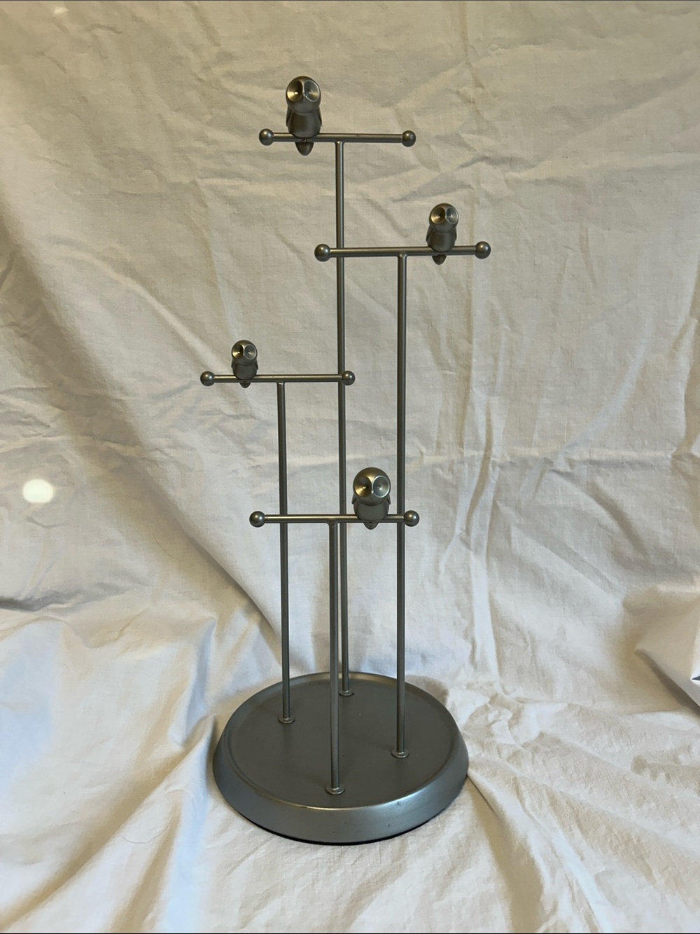 Umbra - Discontinued Metal Jewelry Stand with Owl Accents
